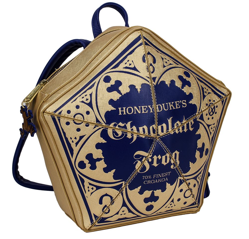 Loungefly Mini mochila de rana de chocolate de Harry Potter, Oro, Mini  mochila