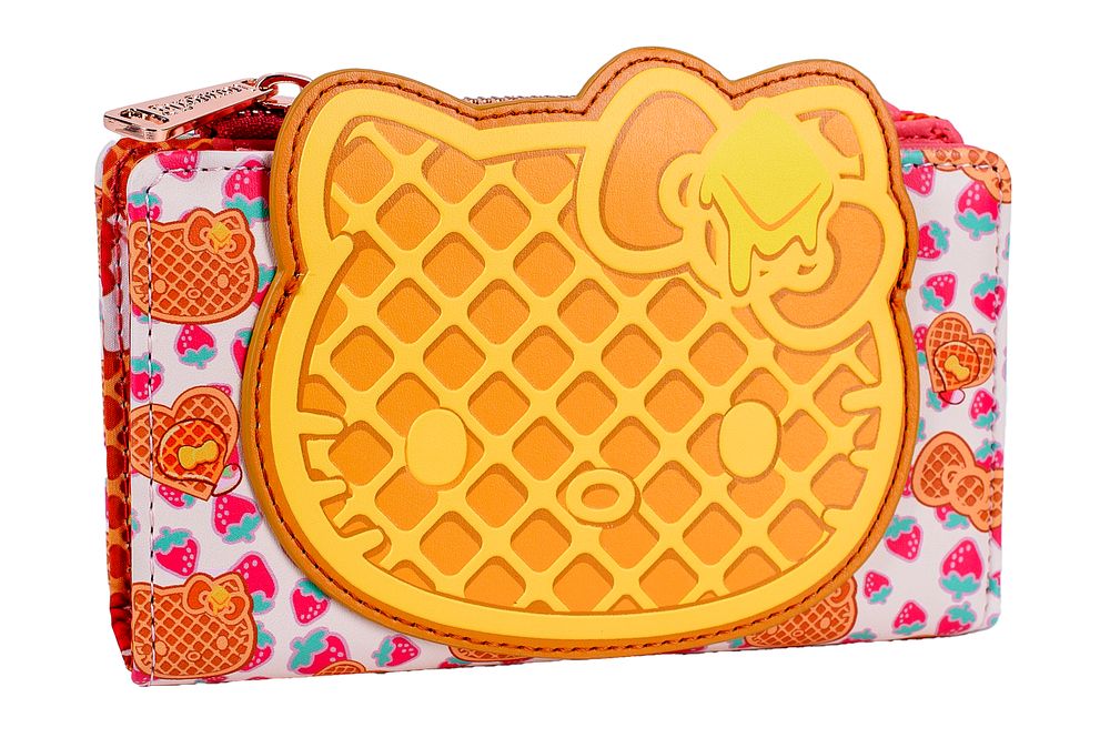 Loungefly Hello Kitty: Breakfast Waffle Flap Wallet - Merchoid