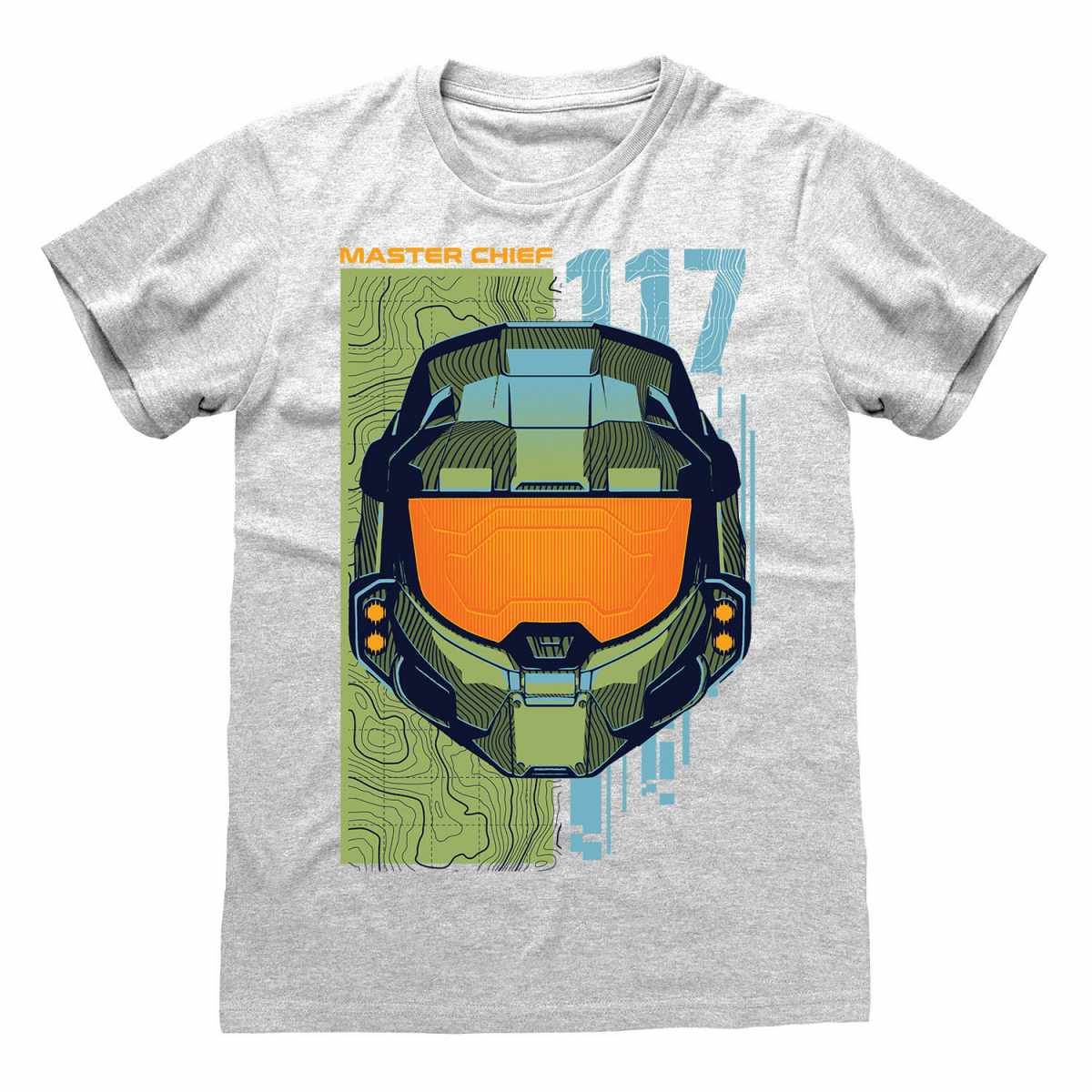 En smule plakat Trænge ind Halo: Master Chief T-Shirt - Merchoid