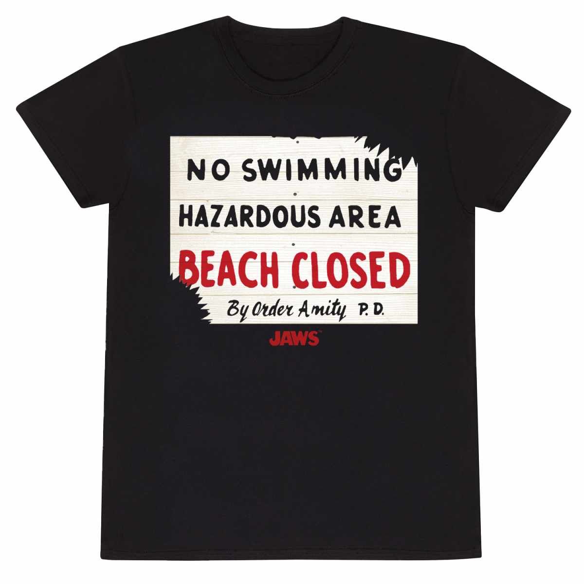 Jaws No Swimming T-Shirt - Merchoid