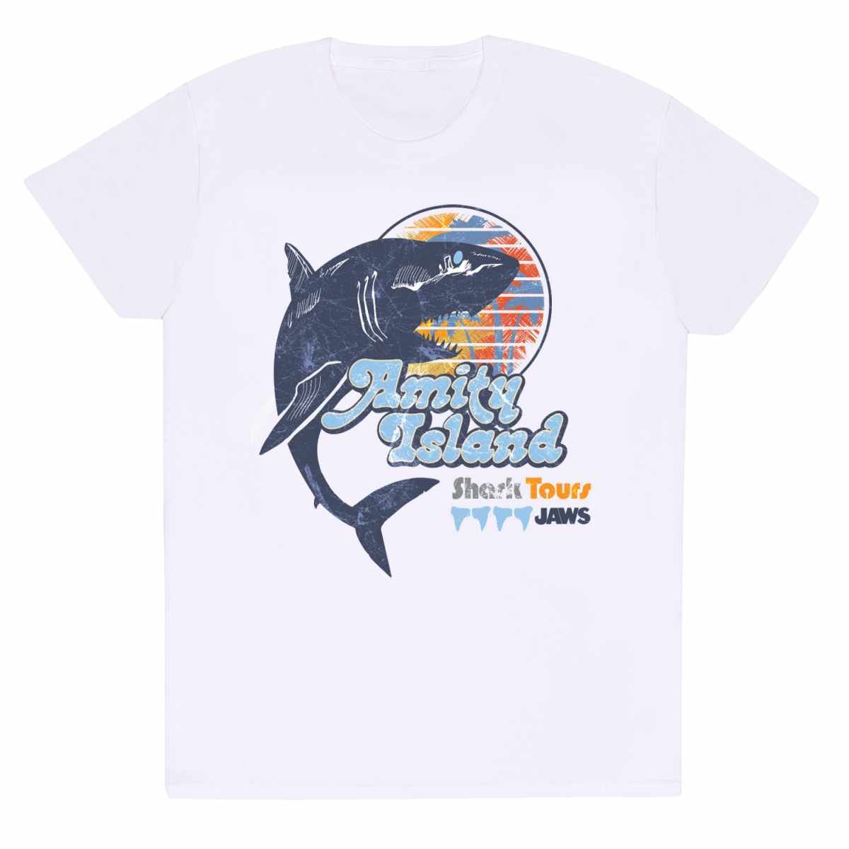 Jaws: Amity Island Shark Tours T-Shirt - Merchoid