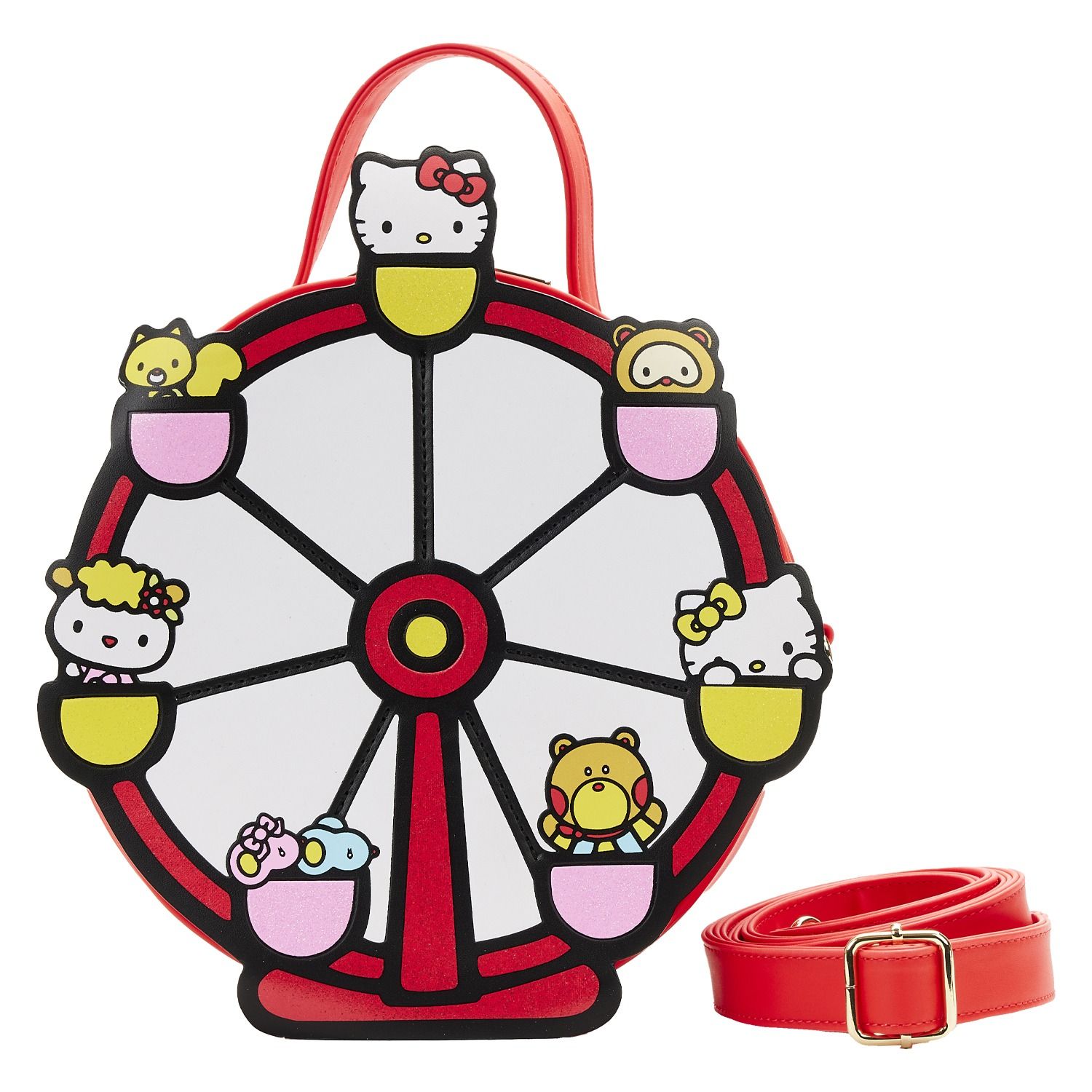 Loungefly Hello Kitty and Friends Color Block Crossbody Bag