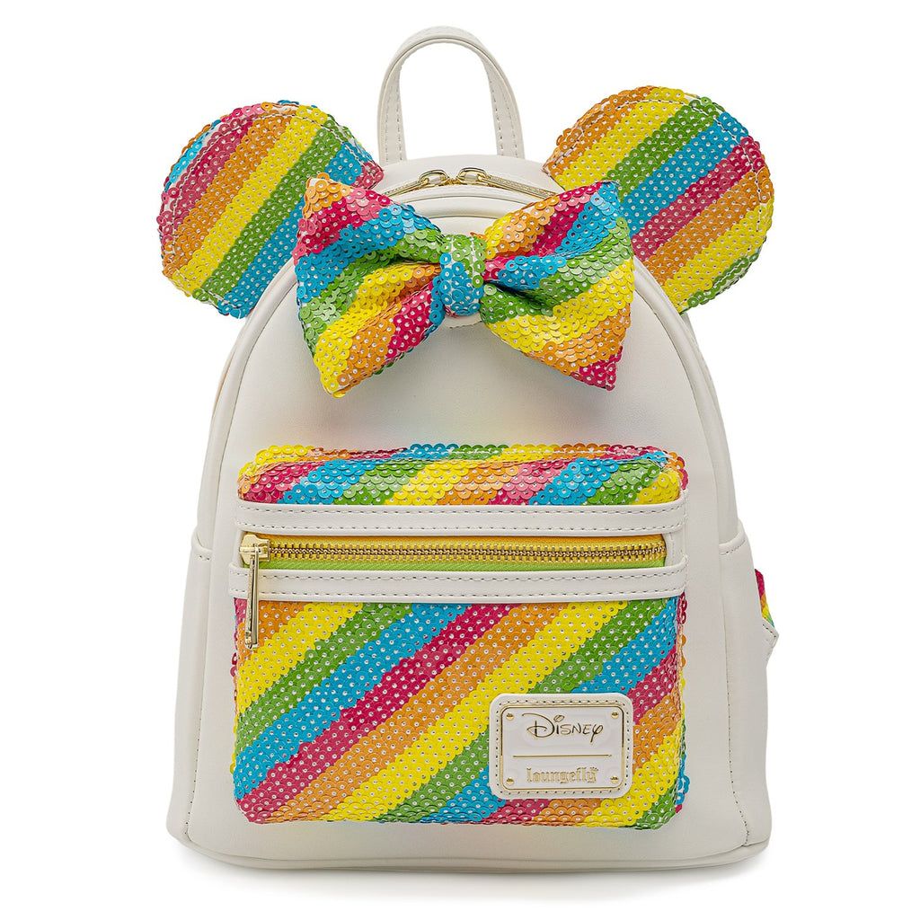 Loungefly Minnie Rainbow Mini Backpack Preorder - Merchoid