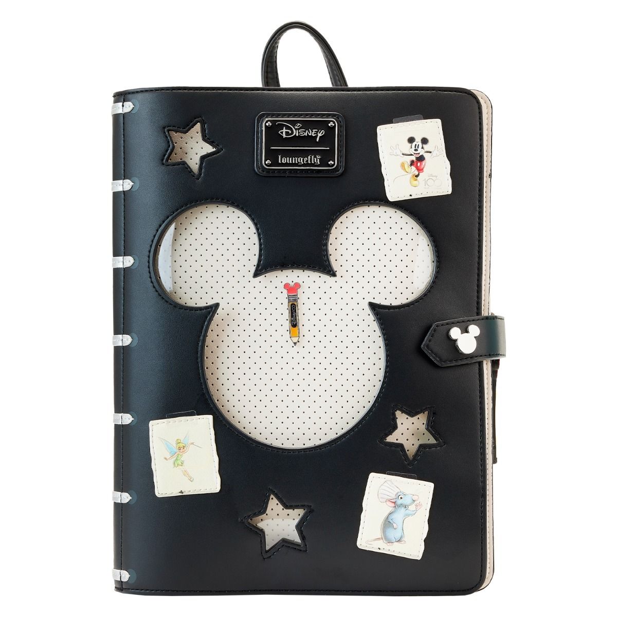 Loungefly Disney Mickey Mouse Head Applique Bag Strap