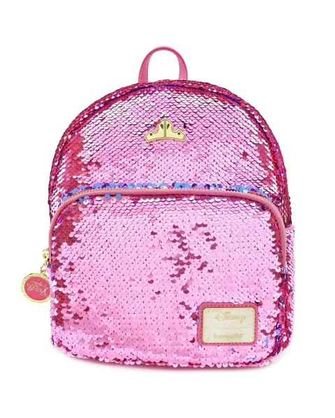 Loungefly Disney Princess Aurora Sleeping Beauty Reversible Sequined  Backpack - Merchoid