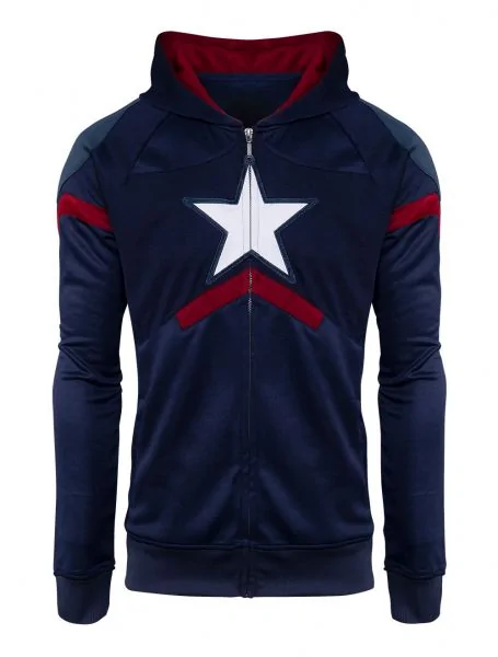 Buy the Official Captain America Hoodie (Free Shipping) - Merchoid