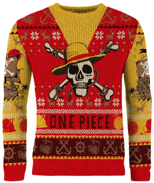 Shanks One Piece Anime Graphics On Ugly Christmas Sweater - The Best Shirts  For Dads In 2023 - Cool T-shirts