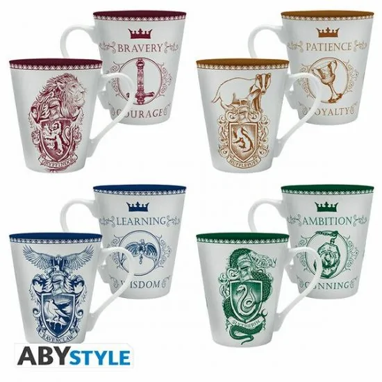 Harry Potter - Four Houses Set of 4 - Mugs