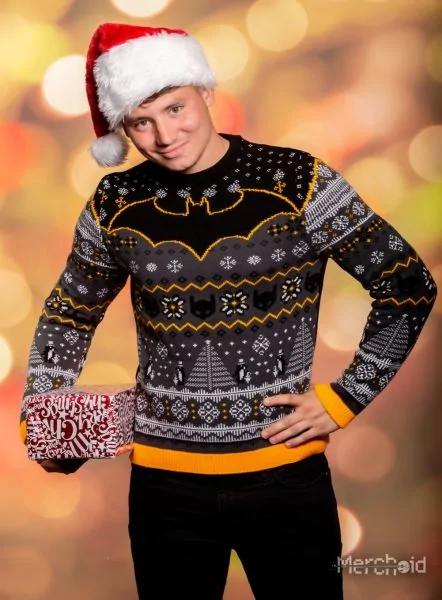 Buy the Batman Goodwill In Gotham Ugly Christmas Sweater (Free Shipping) -  Merchoid