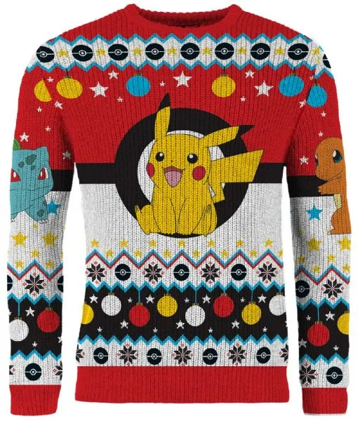 Pokémon: Christmas… I Choose You! Christmas Sweater - Merchoid