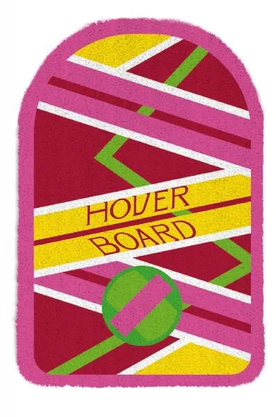 Back to the Future Hoverboard Doormat 