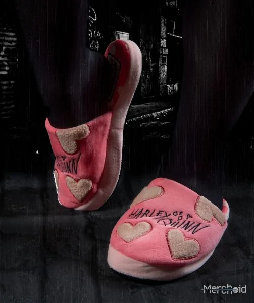 Buy Official DC Comics Harley Quinn Mad Love Argyle Women's Slippers