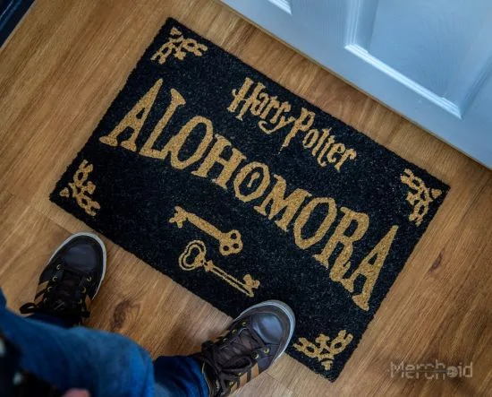 Details about   Harry Potter Alohomora Black & Gold Door MatOfficial Home Merchandise 