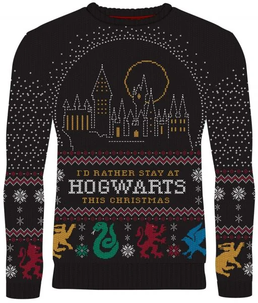 Strikt China binnen Buy the Harry Potter Hogwarts Ugly Christmas Sweater (Free Shipping) -  Merchoid