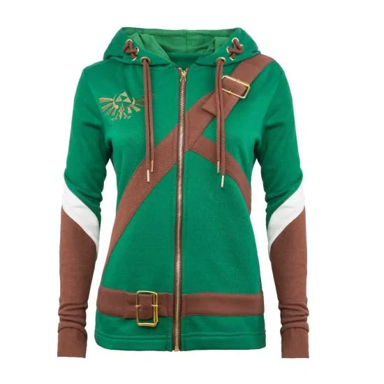 New The Legend of Zelda Hyrule Link Cosplay Hoodies Coat Sweatshirts Zip Jackets 