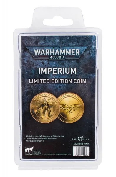 Warhammer AoS 40k Collectible Coin ultramarine 40,000 coin 