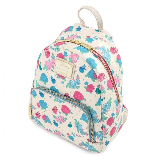 Loungefly Disney Sleeping Beauty Flowers and Fairies Mini Backpack