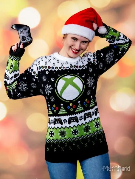 Xbox: Christmas Unlocked Christmas Sweater - Merchoid