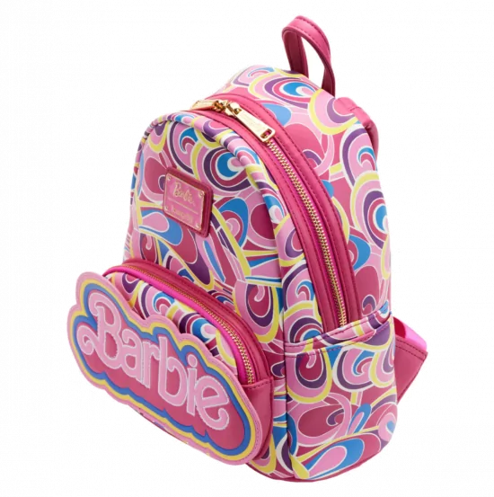 Loungefly Barbie Pink Convertible Mini Backpack Bag